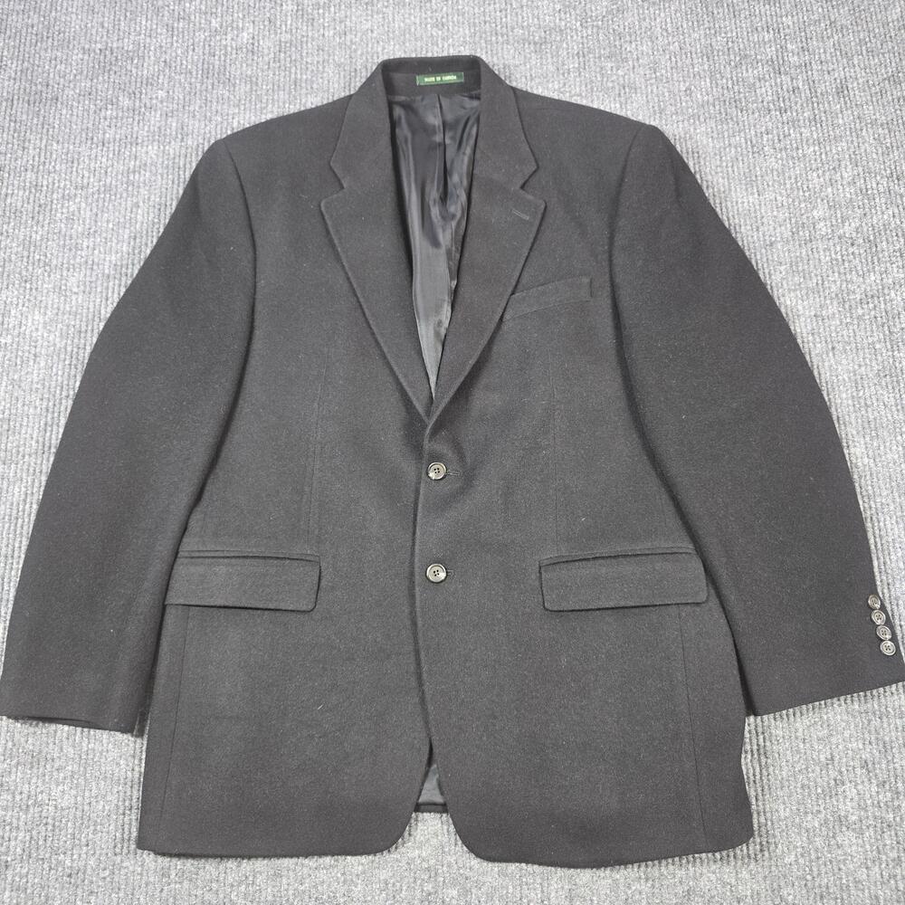 Lauren Ralph Lauren Blazer Mens 43L Camel Hair Wool Sport Coat Jacket Vintage